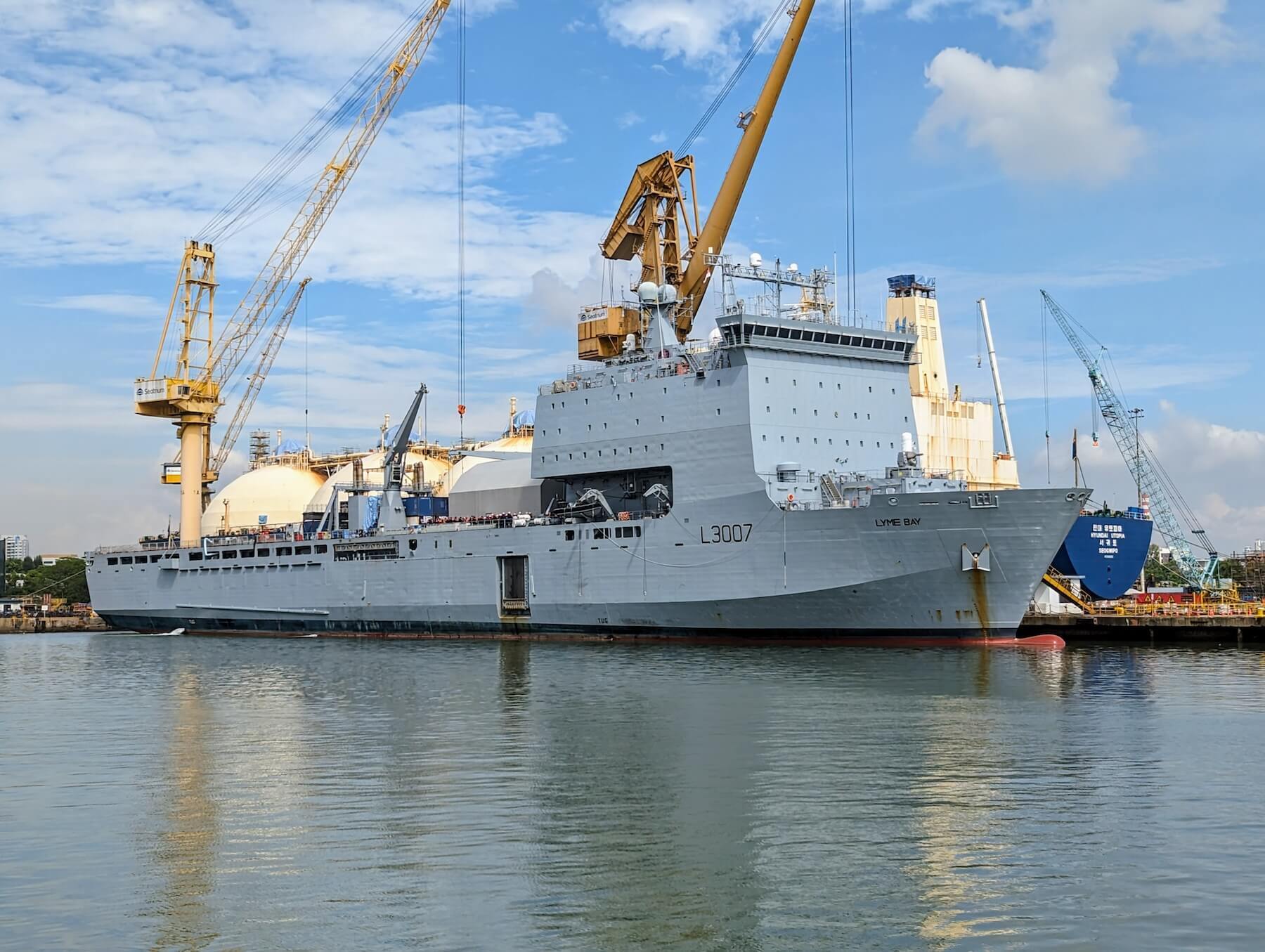 NDT Supports RFA Lyme Bay in Singapore